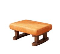 Modern ge Repose-pieds en tissu - Petit marchepied rectangulaire en bois avec coussins antidérapants pour canapé, bureau, salon - Décoration d'intérieur élégante et fonctionnelle
