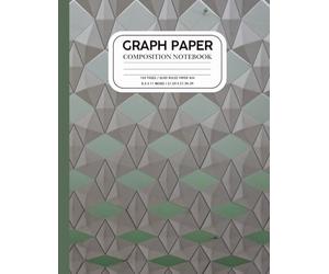 Modern Geometric Design | Graph Paper Composition Notebook: Math, Engineering & Technical Drawing Notebook - Quad Ruled 4x4 - 100 Pages - 8.5 x 11 inches