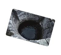 Modern Home Accent - 3D Illusion Rug for Indoor Outdoor | Velvet with Realistic Floor Mat, 50x80x1cm Size, Door Pad Carpet for Entrance Kitchen, Living Room, Bedroom, Playroom and Bath