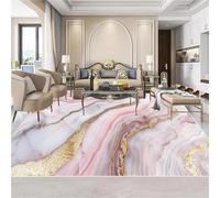 Modern Home Pink Carpets Living Room Decoration Marble Carpet Light Sofa Area Foot Mat Bedroom Bedside Cloakroom Soft Rug(Color03,50x80cm)