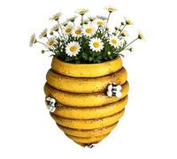 Modern Honeycomb Plant Holder, Geometric Beehive Planter, 5.51 Inch Outdoor Wall Mounted Vase, Vertical Garden Pot, Stylish Wall Hanging Container, Flower Base for Living Room Kitchen Garden Balcony