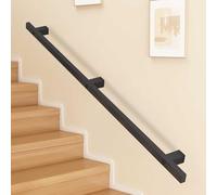 Modern Iron Stair il - Supports muraux pour sécurité intérieure et extérieure, kit de barre d'appui pour escaliers, options de 2 m/5 m/6 m, balustre durable (200 cm)