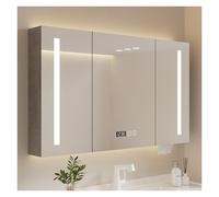 Modern LED Bathroom Mirror Cabinet with Anti Fog Dimmable Light And Storage Wall Mounted (W68*H70cm/W26.8*H27.6in)