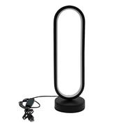 Modern LED Table Lamp, Minimalist Night Light, Eye-Care Adjustable Brightness, Touch Control Dimmable for Desk, Bookshelf, Entryway, Garden, or Bedroom, 12.01x3.94 Inches