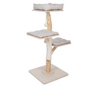 Modern Living Brixen Arbre à chat | Troncs en bois naturel | Chaque pièce est unique | Hauteur : 130 cm