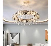 Modern Luxury Butterfly Crystal Led Pendant Lights Luster Bedroom Living Room Decor Hanging Light Fixture Indoor Lighting Lamp