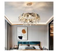 Modern Luxury Butterfly Crystal Led Pendant Lights Lustre Bedroom Living Room Decor Hanging Light Fixture Indoor Lighting Lamp