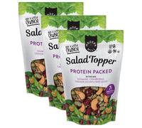 Modern Mill Gourmet Nut Lot de 3 décorations de salade emballées de protéines - Mélange de noix de cajou (noix de cajou grillées), canneberges séchées, edamame, graines de tournesol - Sans gluten