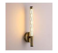 Modern Minimalist Bedside Wall Lampd Creative Background Wall Lights Indoor Long Tube Strip Wall Sconce For Bedroom Living Room Entrance(White Light)/Warm Light