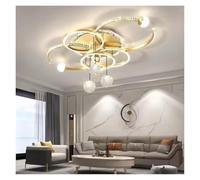 Modern Minimalist LED Ceiling Light Personalized Creative Ring Living Room Lights Gold Atmosphere Bedroom Study Chandelier