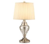 Modern Minimalist Table Lamp Glass Fabric Bedside Lamp Nordic Creative Living Room Bedroom Study Warm Dimming Lamp Bedside Table Lamp