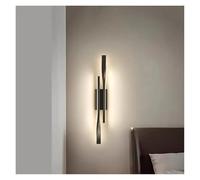 Modern Minimalist Wall Lamps Living Room Bedroom Bedside AC96V-260V LED Sconce Black d Lamp Aisle Lighting Decoration,Energy Conservation Wall Light