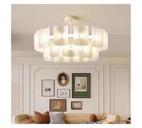 Modern Minimalist White Pendant Light Style Acrylic Light Suitable for Dining Rooms Living Rooms and Lobbies