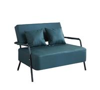 Modern Nordic Style 2 Seater Loveseat Sofa, Wear Resistant PU Leather Couch with Adjustable Backrest Cushions, Decor Furniture for Small Living Room(C,105x65x74cm)