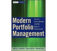 Modern Portfolio Management by Martin L. Leibowitz Hardcover Book Anthony Bova, Martin L. Leibowitz, Simon Emrich (Auteur)