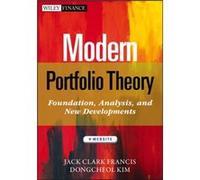 Modern Portfolio Theory Website by Dongcheol Kim Jack Clark Francis, Dongcheol Kim (Auteur)