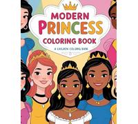 MODERN PRINCESS COLOURING BOOK FOR KIDS
