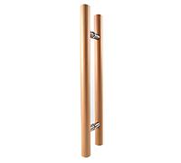 Modern Push Pull Gate Bar/H Shaped Round Gate Hardware 0.4/0.6/0.8/1/ 1.2/1.5 M Long,Door Pull Handle Sliding Barn Door Handles Wood(Length 150cm(59inch))