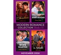 Modern Romance November 2026 Books 1-4 One Night in Amalfi / Snowbound to Baby-Bound / Queen Conquered by Christmas / Christmas Wife Wanted - Carol Marinelli - Mills & Boon - ebook (ePub) - Livre