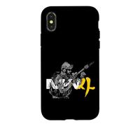 Modern Soldier Ready for Warfare and Duty Design 1 of 4 Coque pour iPhone X/XS