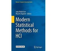 Modern Statistical Methods For Hci