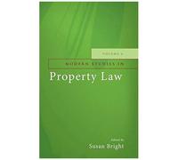 Modern Studies In Property Law - Volume 6