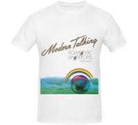 Modern Talking Romantic Warriors The 5Th Album Hits Mens Short Sleeve T Shirt White S