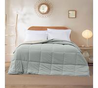 Modern Threads Couette réversible en Duvet Alternatif (Vert Sauge poudré/Amande, lit King Size)