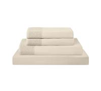Modern Threads Includes Flat, Fitted Sheet with Deep Pockets, & Pillowcases Parure 4 pièces en Microfibre et Dentelle Crochet pour lit Double, Lin, Entier