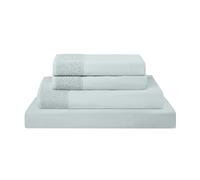 Modern Threads Parure de lit en Microfibre Douce et Dentelle au Crochet avec Drap Plat, Drap-Housse à Bonnet Profond et taies d'oreiller, pour Grand lit, Vert (Seamist)