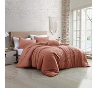 Modern Threads Parure de lit, en Microfibre, Rose foncé, très Grand lit