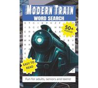 Modern Train Word Search Puzzle Book: Word Searches with Easy to Read Print about Train Locomotives, Train Engines, Railroads, and More | 6x9, 110 ... for Gifts, Vacations, Holidays and Free Times