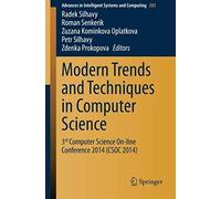 Modern Trends And Techniques In Computer Science