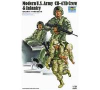 Modern U.s. Army Ch-47d Crew & Infantry - 1:35e - Trumpeter G