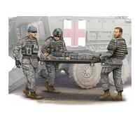Trumpeter Maquette 1/35 – Équipe d'ambulance moderne de l'armée américaine – Figurines