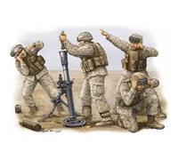 Modern U.s. Marine M252 Team - 1:35e - Trumpeter G