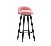 Modern Velvet Upholstered Bar Stools with Backrest & Footrestset of 2 stylish Kitchen Island Chairs for Café Available in White Black Blue Green Pink Bright Colors