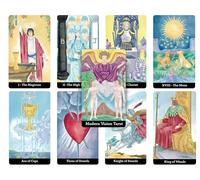 Modern Vision Jeu de cartes de tarot réinventé Rider-Waite-Smith 78 cartes de style classique