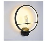 Modern Wall Lamps Art Angel Nordic Creative for Living Room Bedroom Bedside Lighting Bracket High-Power Led Lustre Home (Color : Coupleswhite) (Couplesblack)