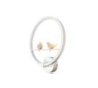 Modern Wall Lamps Art Angel Nordic Creative for Living Room Bedroom Bedside Lighting Bracket High-Power Led Lustre Home (Color : Coupleswhite) (Twobirdwhite)