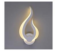 Modern White Wall Lamp Green Power Lighting Bedroom Living Room Hotel Kitchen Wall Led Light Mounted Indoor Lamp (Color : NatureWhite(3500-5500K))