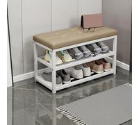 Modern Wooden Entryway Bench with Shoe Storage Space-Saving Design for Hallway Living Room & Mudroom - Stylishfor Home Décor and Clutter-Free Living