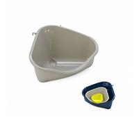 Moderna Bac à litière d'angle Gris Chaud 35 cm