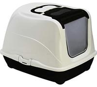 Moderna Bac à litière Flip pour Chat - Noir - 37 x 39 x 40 cm