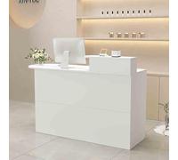 ModernDesk Table élégante avec tiroir verrouillable pour caisse enregistreuse pour un usage professionnel