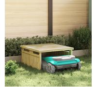 Moderne Abri de jardin - Garage de Tondeuse Robotique 70x80x38 cm Bois de Pin Imprégné @FR(307067)