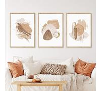 Moderne Abstrait Brun Blush Beige Huile Texture Impressions Sur Toile Peintures Affiche Mur Art Photos Intérieur Salon Décor À La Maison/Sans Cadre