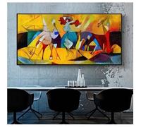 Moderne Abstrait CéLèBre Peinture Affiches Et Toile Tableau Peinture Murale Art pour Salon Decoration La Maison sans Cadre 50x100cm