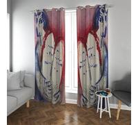 Moderne Abstrait occultant Rideaux Moïse avec des tablettes de Pierre célèbres peintures Impressions Rideaux isolés thermiquement pour Salon Chambre à Coucher décor W100xL190cm 2 pièces