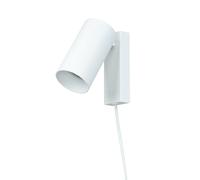 Moderne Applique avec Interrupteur Câble Blanc Réglable GU10 Colene Spot Lit